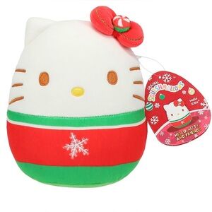 NEW!! Original Squishmallows Hello Kitty Christmas Plush- (NWT)